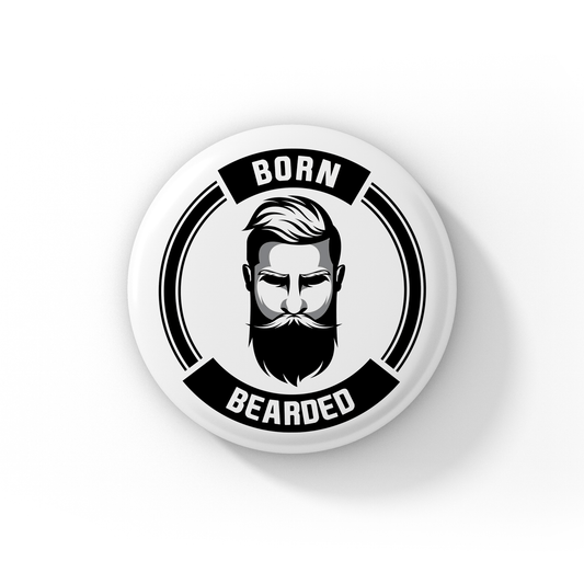 Bazarville Bornbearded BORNBEARDED Born Bearded Badge