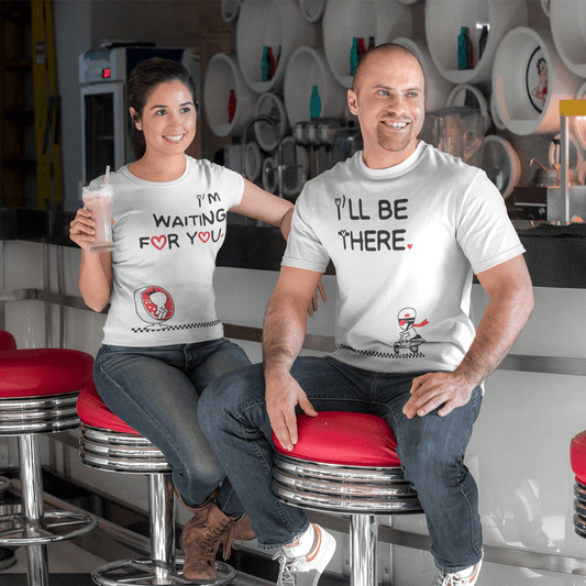 Bazarville Couple Design MEN / XS Waiting For You - Couple Tee