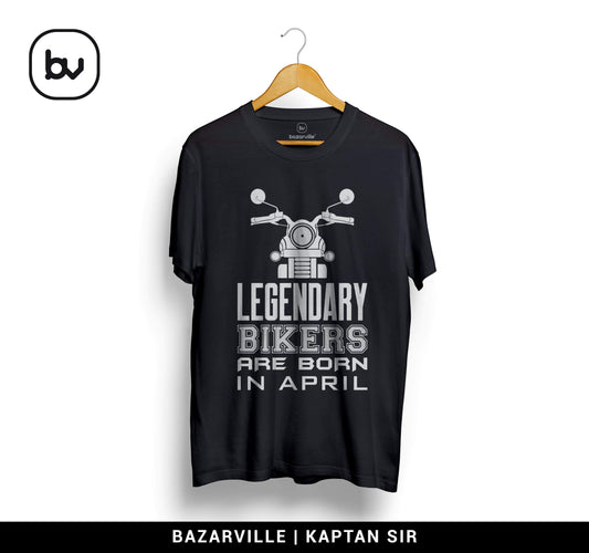 Bazarville Customer S / Black Legendary Bikers are born in April