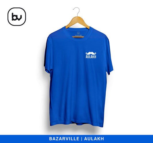 Bazarville Customer S / Classic Blue / Classic Blue Aulakh Moustache Tee