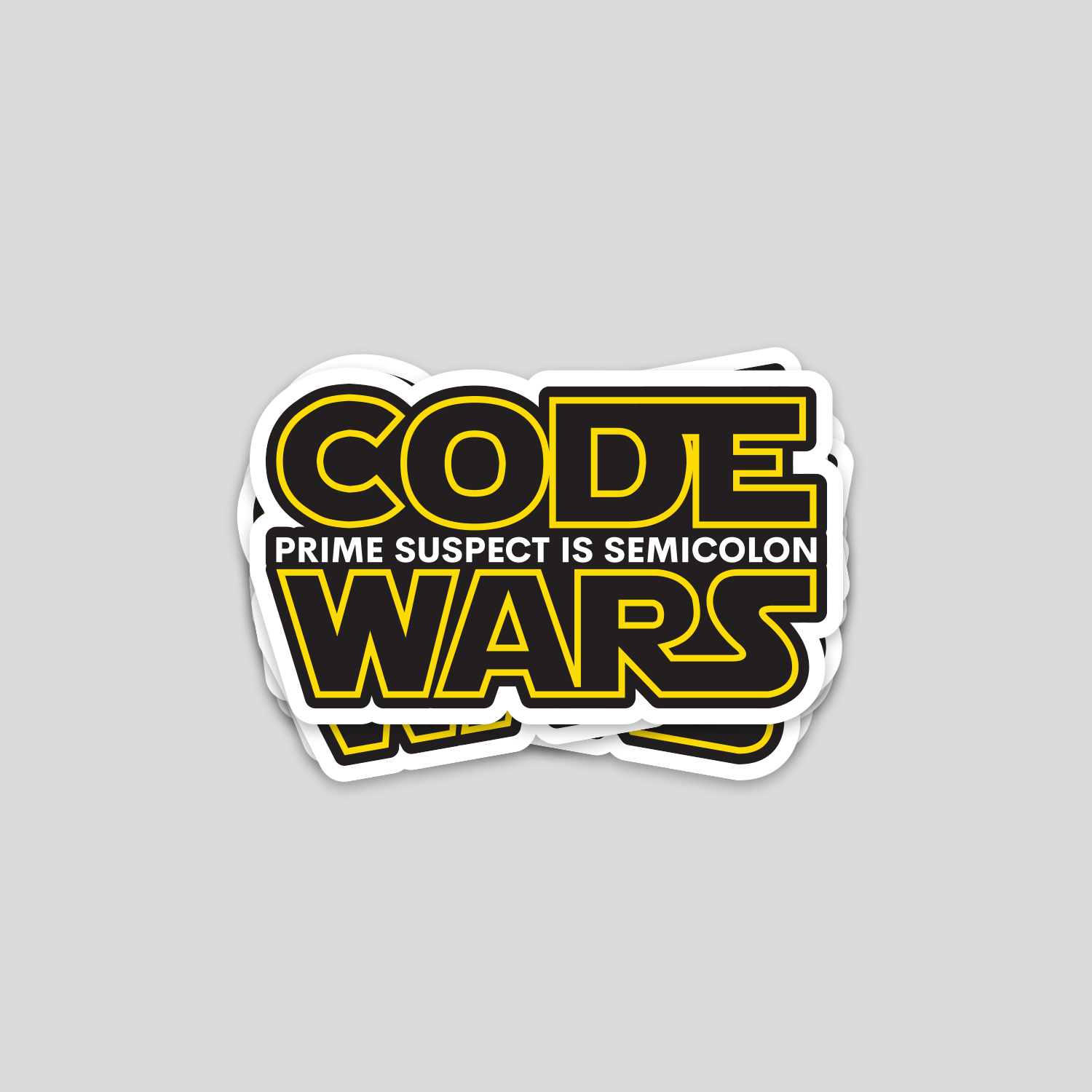 Bazarville Sticker Code Wars Sticker