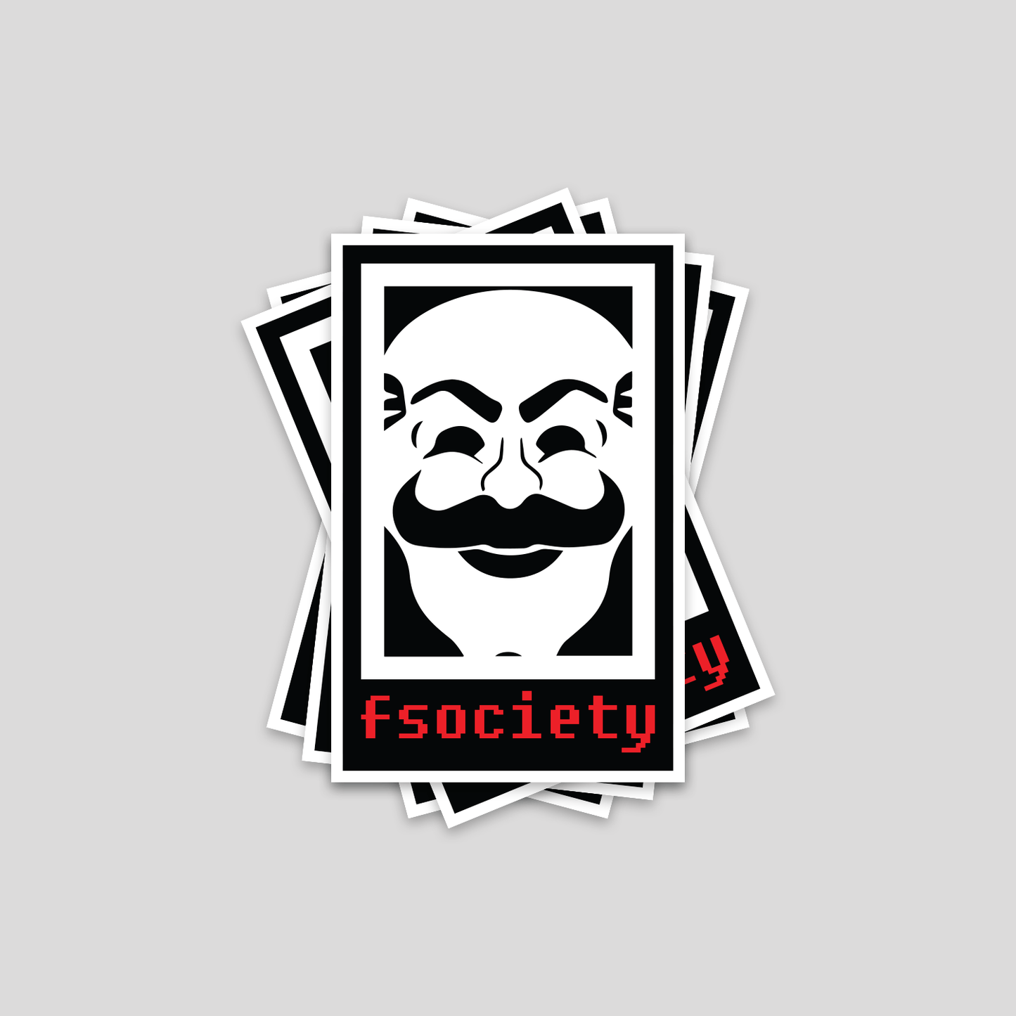 Bazarville Sticker F Society - Sticker
