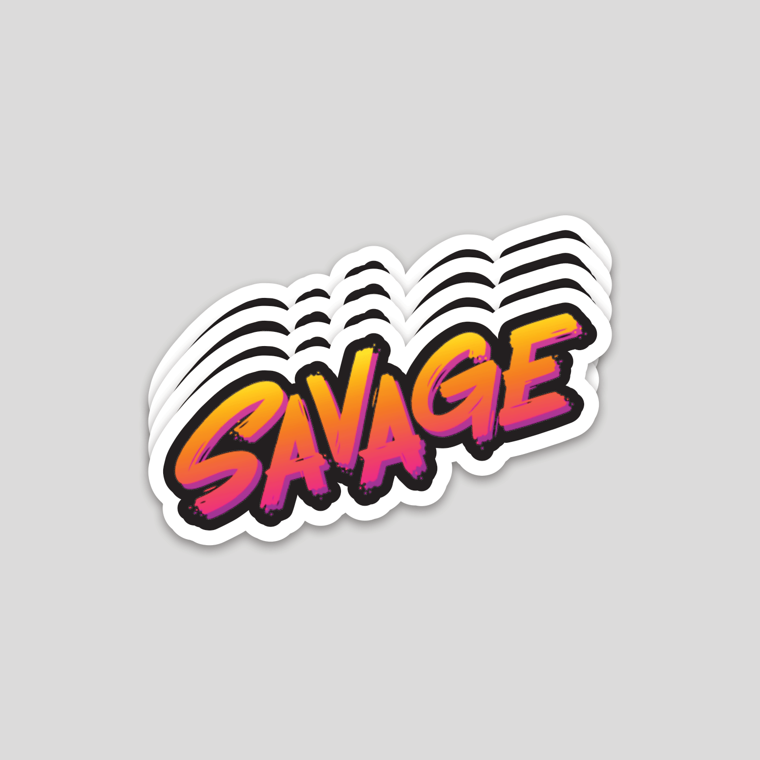 Bazarville Sticker Savage - Sticker