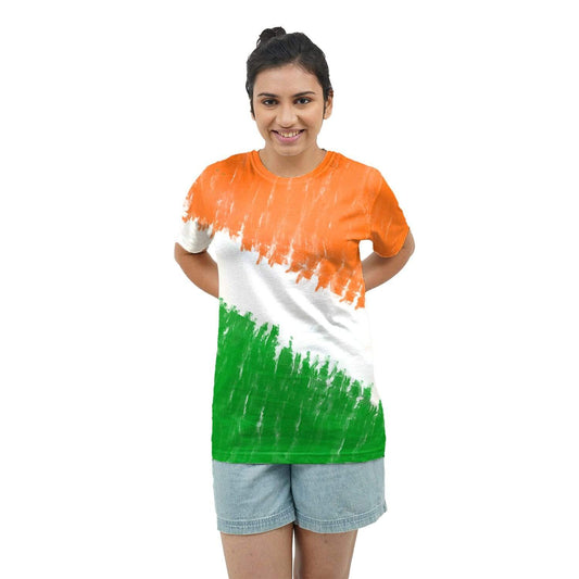 Bazarville Tie Dye Copy of Made in India Tie Dye Girls Tshirt