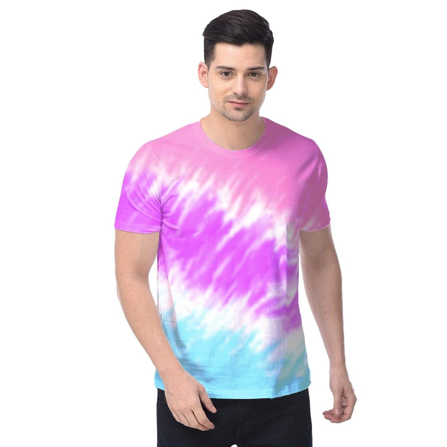 Bazarville Tie Dye Cotton Candy Tie Dye Unisex Tshirt