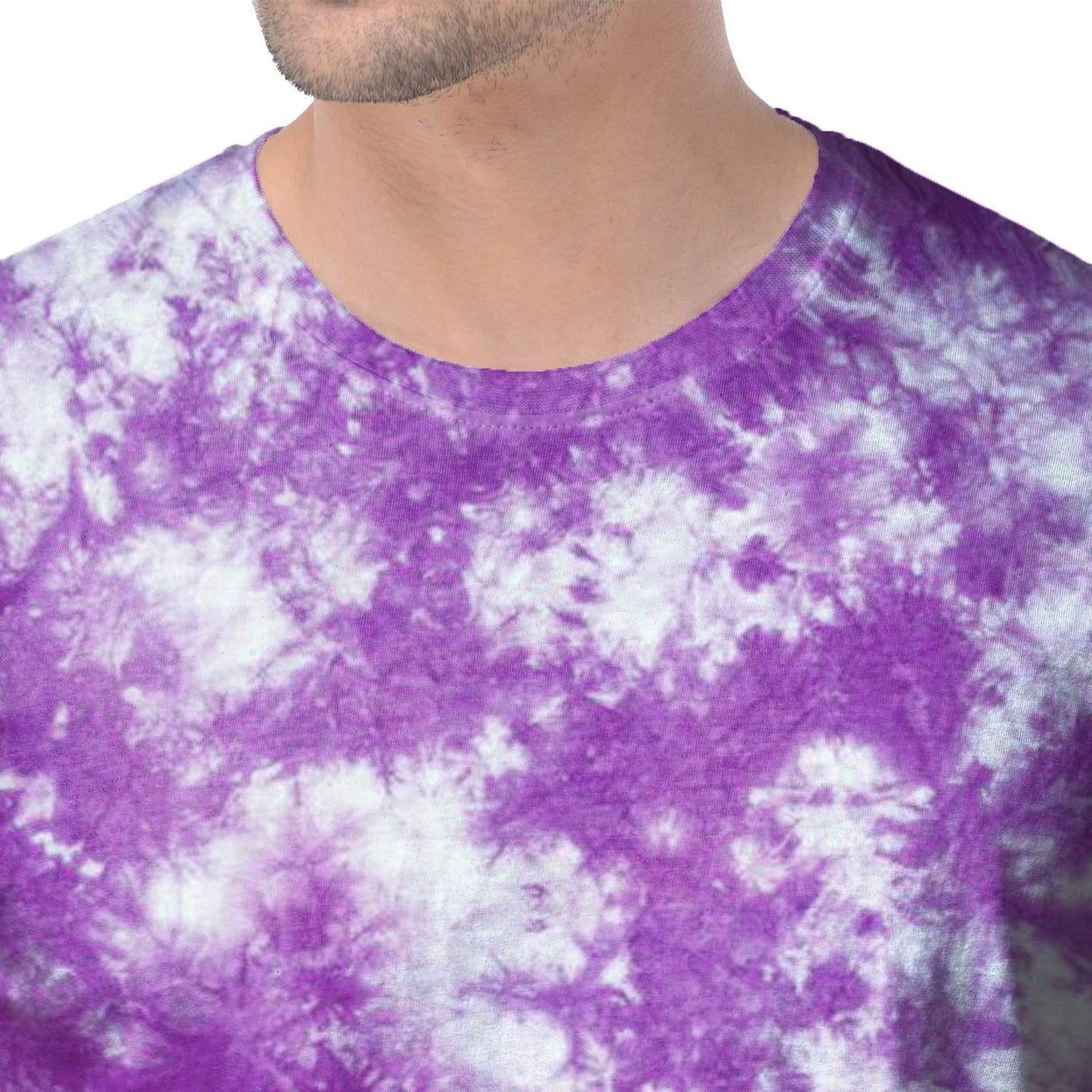 Bazarville Tie Dye Lilac Tie Dye Unisex Tshirt