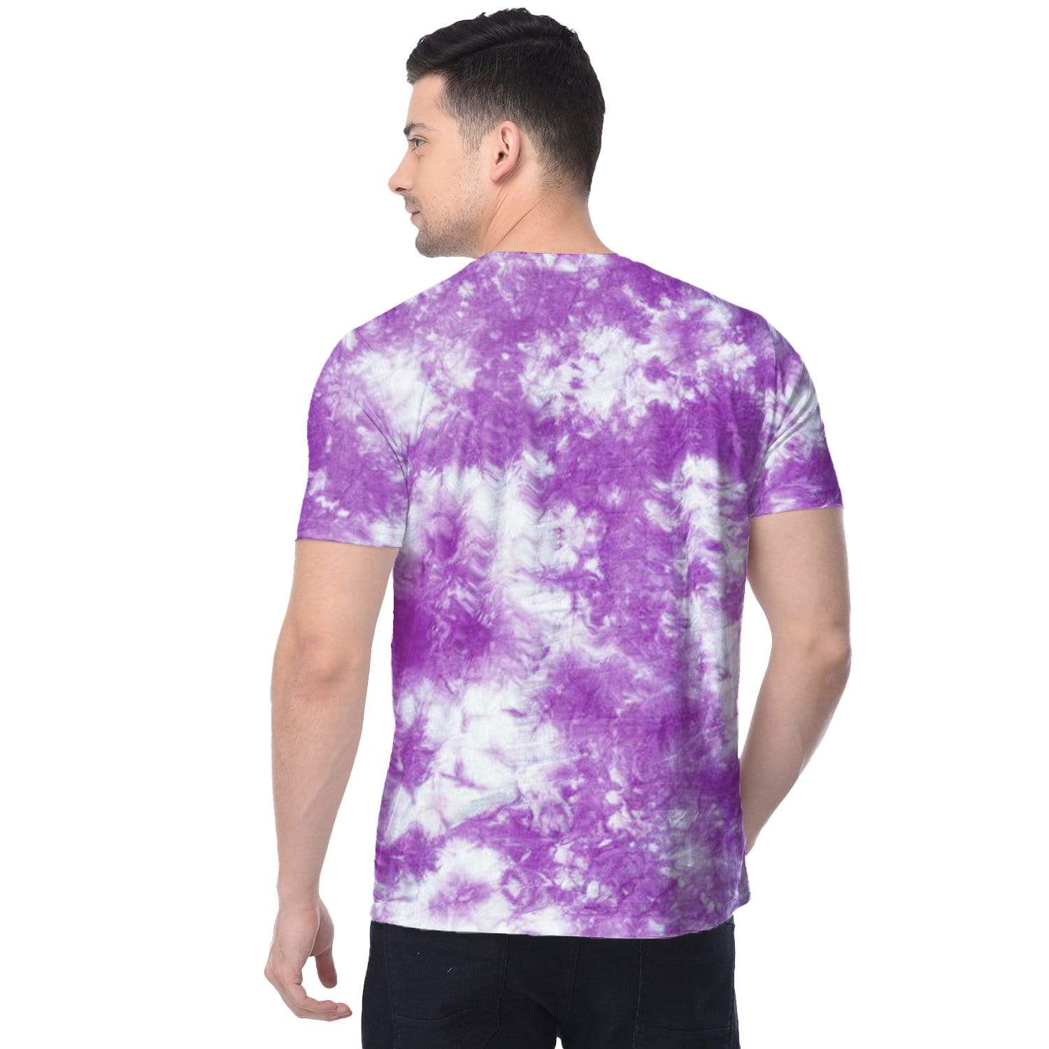 Bazarville Tie Dye Lilac Tie Dye Unisex Tshirt