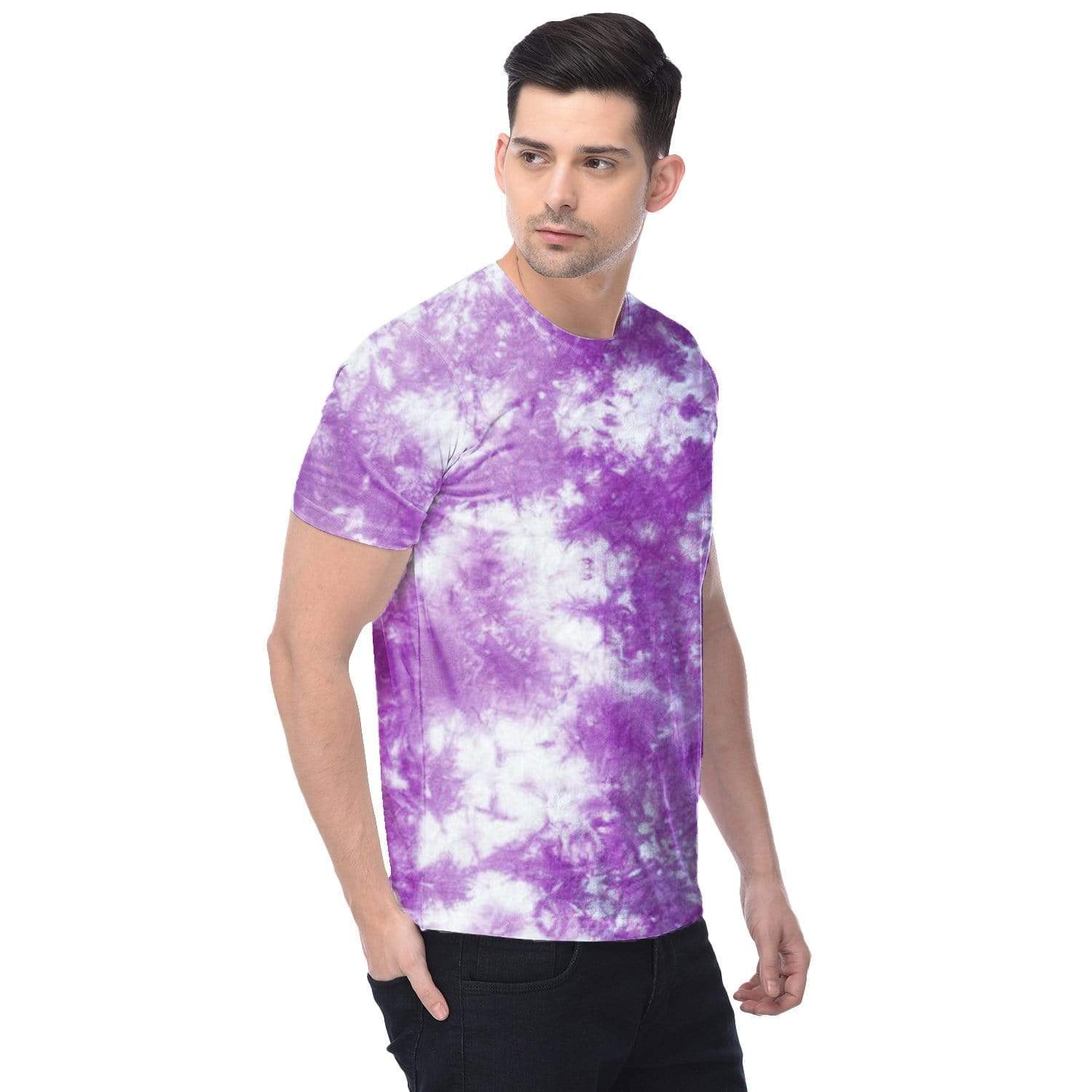 Bazarville Tie Dye Lilac Tie Dye Unisex Tshirt