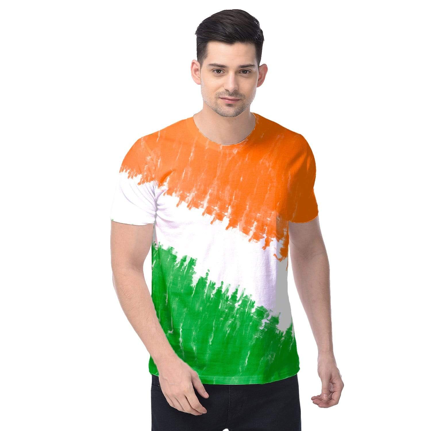 Bazarville Tie Dye Made in India Tie Dye Unisex Tshirt